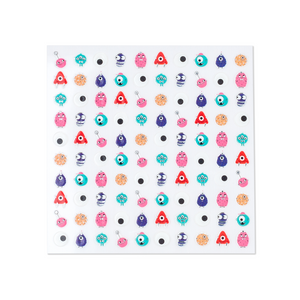Little Monsters Nail Stickers - Ellie and Piper