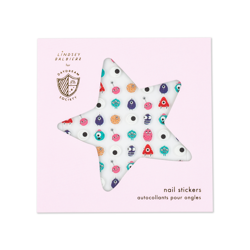 Little Monsters Nail Stickers - Ellie and Piper