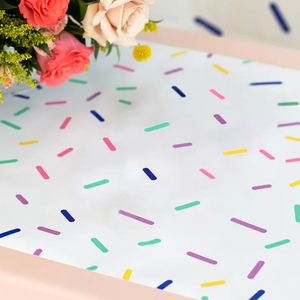 Decorative Paper Table Runner - Sprinkles - Ellie and Piper