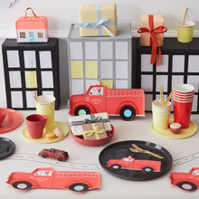 Fire Truck Napkins - Ellie and Piper