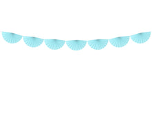 Tissue Garland Rosettes - Sky Blue - Ellie and Piper