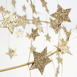 Gold Sparkle Star Chandelier - Ellie and Piper