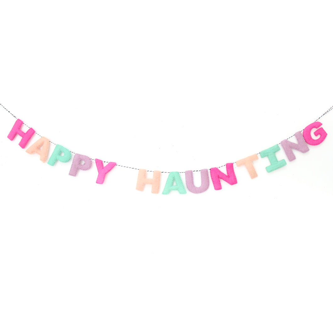 Happy Haunting Felt Garland - Ellie and Piper