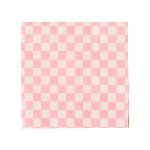 Check It! Tickle Me Pink Large Napkins - Ellie and Piper