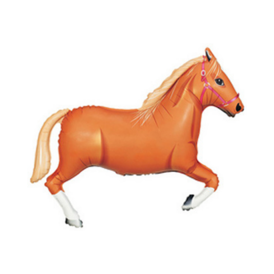 Tan Horse Balloon - Ellie and Piper