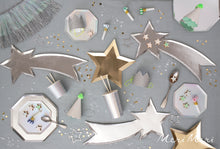 Silver Foil Shooting Star Platters - Ellie and Piper