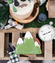 Mountain Shaped Plate - Ellie and Piper
