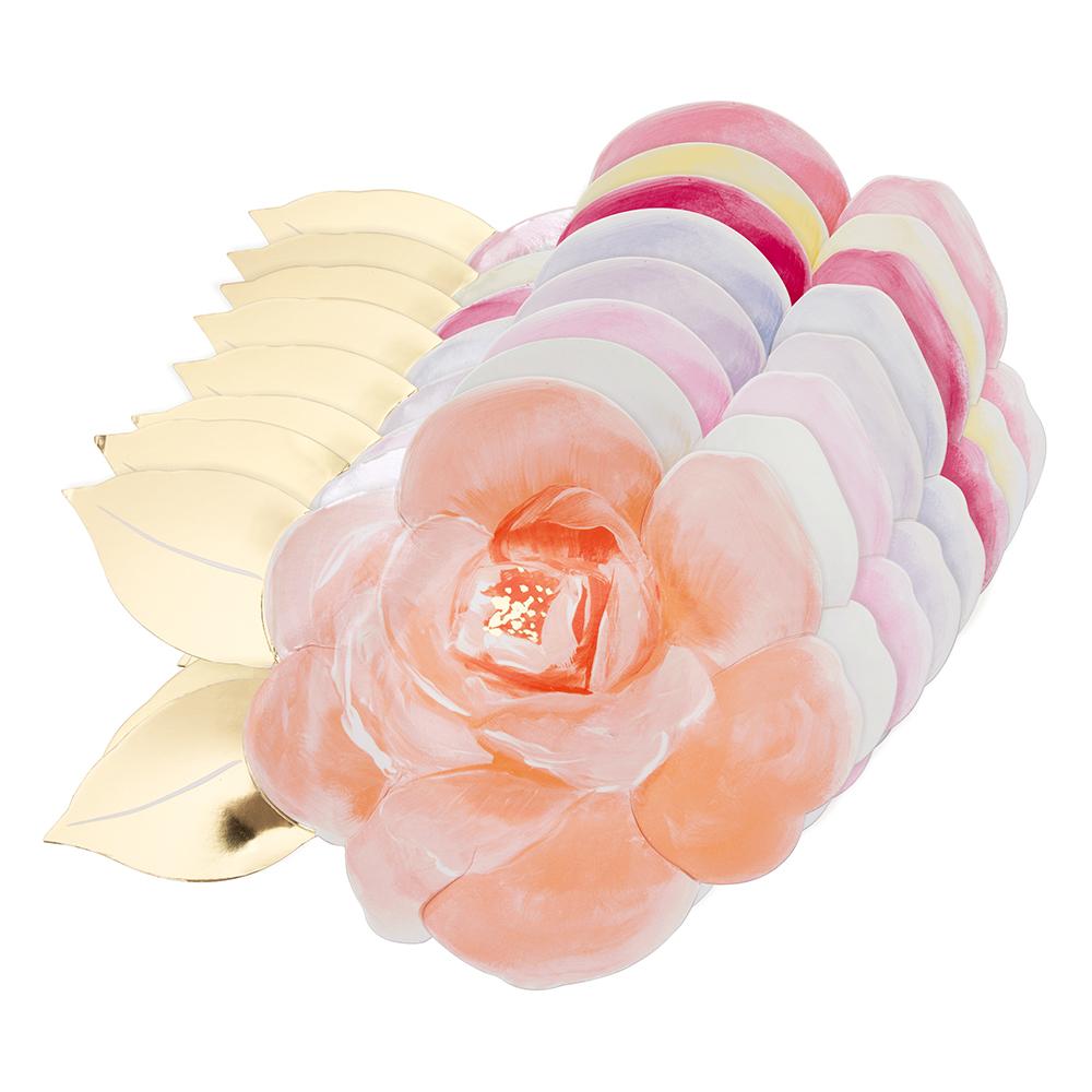 Rose Garden Paper Plates - Ellie and Piper