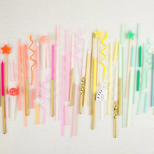Mixed Striped Candles - Ellie and Piper