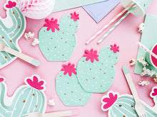 Round Cactus Napkin - Ellie and Piper
