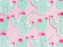 Round Cactus Napkin - Ellie and Piper