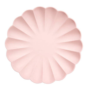 Pink Simply Eco Large Paper Plates - Ellie and Piper