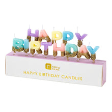 Pastel Color Happy Birthday Candles - Ellie and Piper