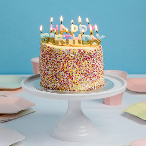 Pastel Color Happy Birthday Candles - Ellie and Piper
