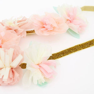 Pink Blossom Crowns - Ellie and Piper
