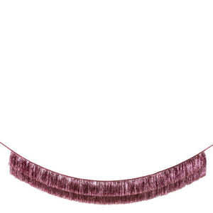 Pink Tinsel Fringe Garland - Ellie and Piper