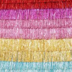 Pink Tinsel Fringe Garland - Ellie and Piper