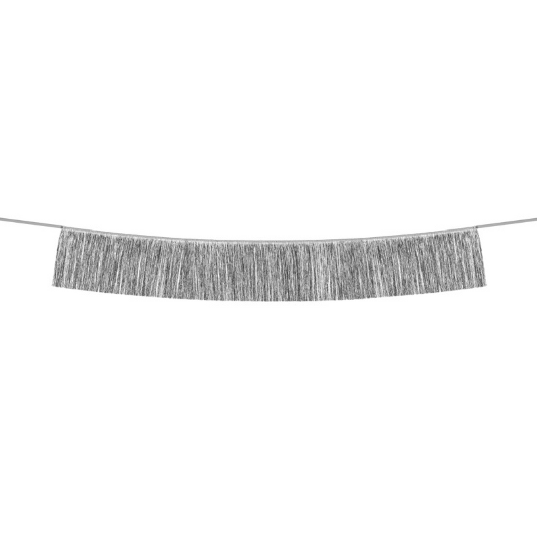 Silver Fringe Garland - Ellie and Piper