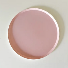 Classic Pink Large Paper Plates - Ellie and Piper
