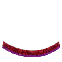 Red and Pink Tinsel Fringe Garland - Ellie and Piper