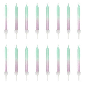 Ombre Classic Birthday Candles - Ellie and Piper