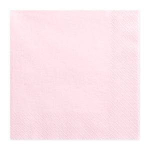 Soft Pink Lunch Paper Napkins - Ellie and Piper