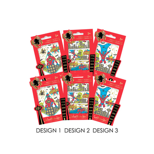 Spider Superhero Temporary Tattoos - Ellie and Piper
