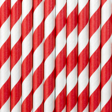 Red Stripe Straws - Ellie and Piper