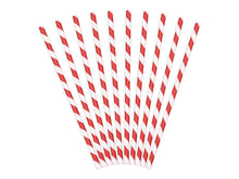 Red Stripe Straws - Ellie and Piper
