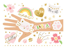Kitty Cat Lover Temporary Tattoos - Ellie and Piper