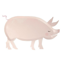 On the Farm Pig Paper Plates - Ellie and Piper