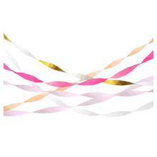 Pink Crepe Paper Streamers - Ellie and Piper