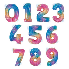 Jumbo Number Balloon Rainbow - Ellie and Piper