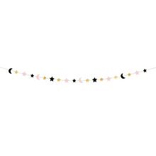 Stars and Moon Pink Garland - Ellie and Piper
