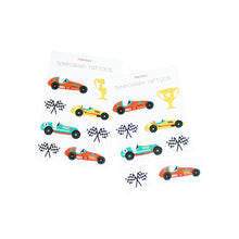 Vintage Race Car Temporary Tattoos - Ellie and Piper