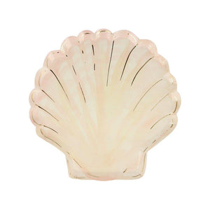 Watercolor Clam Shell Plates - Ellie and Piper