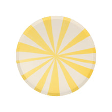 Yellow Stripe Side Plates - Ellie and Piper