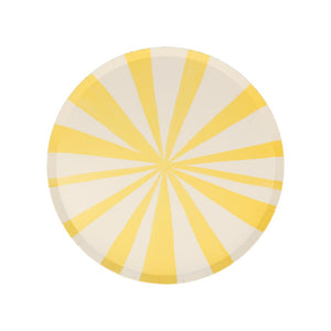 Yellow Stripe Side Plates - Ellie and Piper