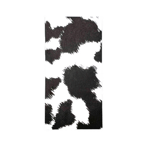 Black Cowhide Guest Towels - Ellie and Piper