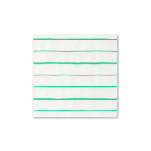 Frenchie Striped Napkins - Clover - Ellie and Piper