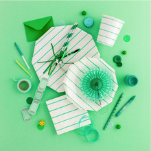 Frenchie Striped Napkins - Clover - Ellie and Piper