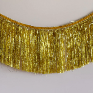 Tinsel Fringe Garland - Gold - Ellie and Piper