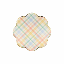 Small Spring Plaid Plates - Ellie and Piper