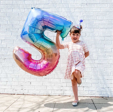 Jumbo Number Balloon Rainbow - Ellie and Piper
