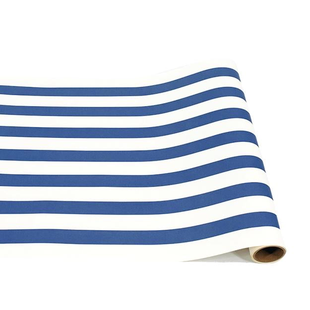 Navy Blue Classic Stripe Runner - Ellie and Piper