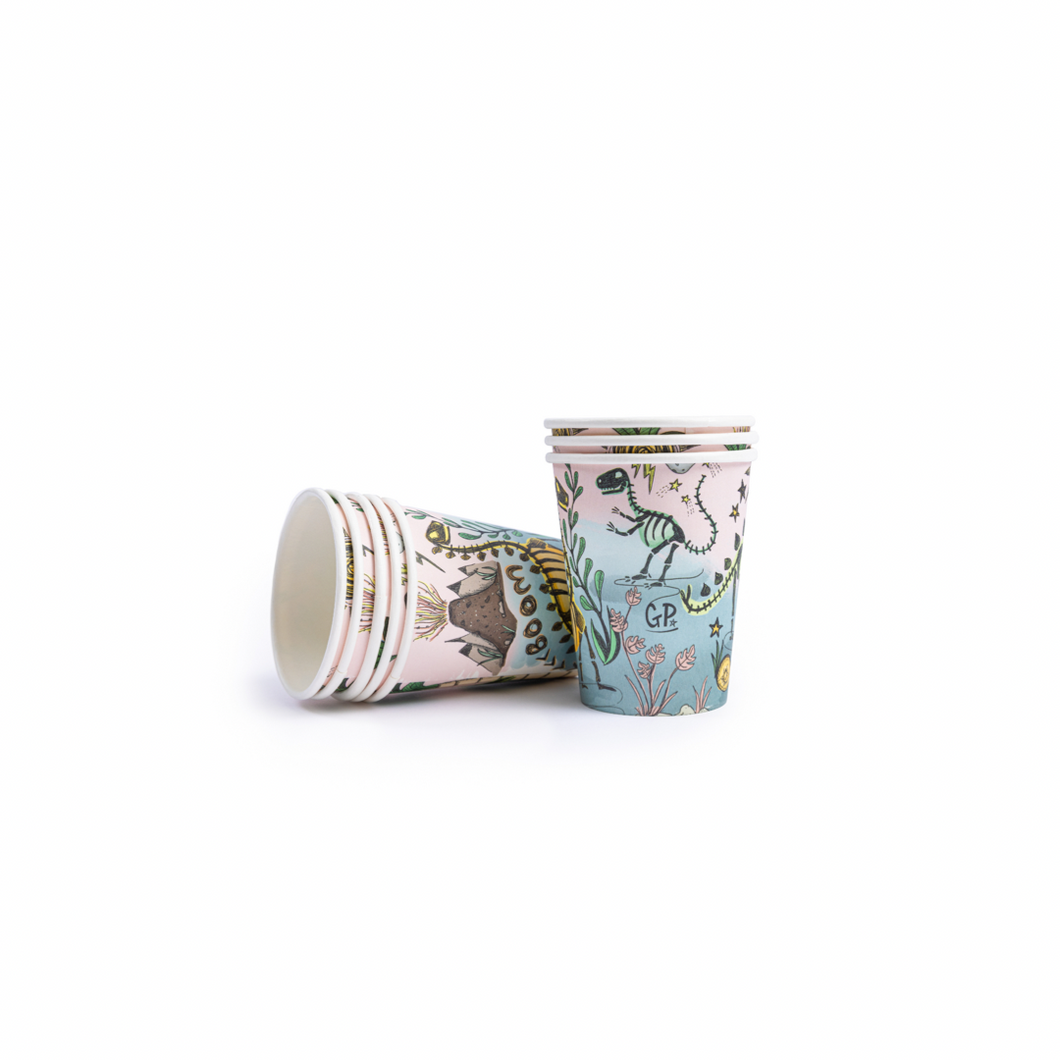 Dinosaur Party Cups - Ellie and Piper