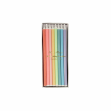 Mixed Striped Candles - Ellie and Piper