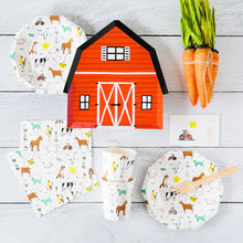 On the Farm Barn Large Paper Plates - Ellie and Piper