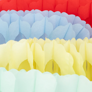 Bright Honeycomb Garlands - Ellie and Piper