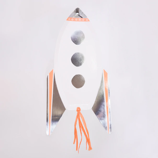 Rocket Plates - Ellie and Piper